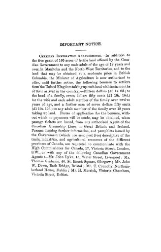 Tenant-farmer delegates' visit to Canada in 1890, and their reports upon the agricultural resources of the provinces of Prince Edward Island, Nova Sco(...)
