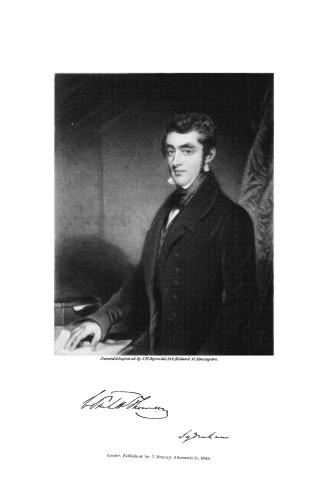 Memoir of the life of the Right Honourable Charles, Lord Sydenham, G