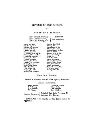 Report of the Nova-Scotia Baptist Education Society for the year ending