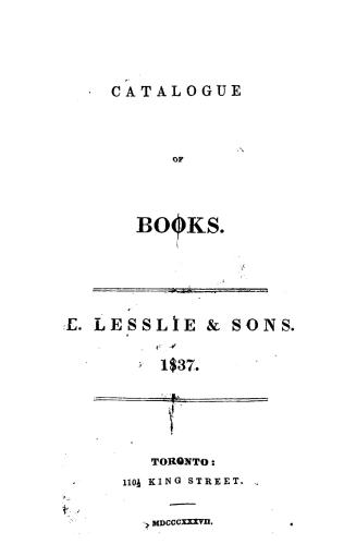 Catalogue of book