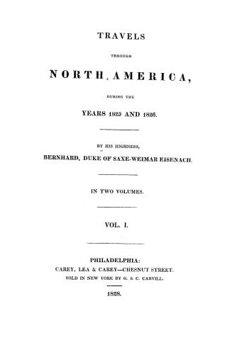 Travels through North America, during the years 1825 and 1826