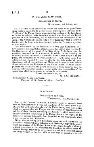 Message from the President of the United States, with documents relating to the capture, abduction, and imprisonment of American citizens, by the prov(...)