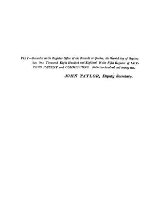Copy of the letters patent erecting the Protestant Episcopal church of Montreal in Notre Dame street into a parish or rectory and appointing a rector to the same, &c