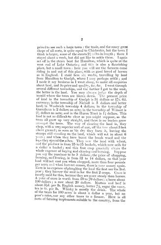 [Letters from settlers in Upper Canada, collection of twenty letters and extracts from letters and newspapers