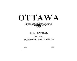 Ottawa : the capital of Canada