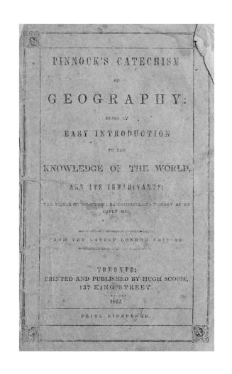 A catechism of geography