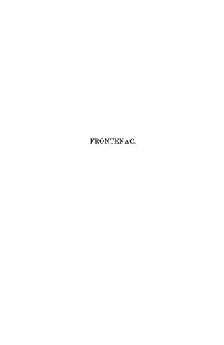 Frontenac: A poem
