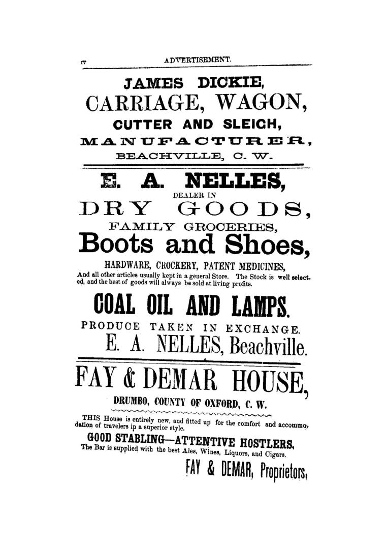County of Oxford gazetteer and general business directory