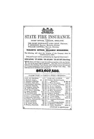 ...Directory of the county of Hastings, containing a full and complete list of householders of each town, township and village in the county, a classi(...)