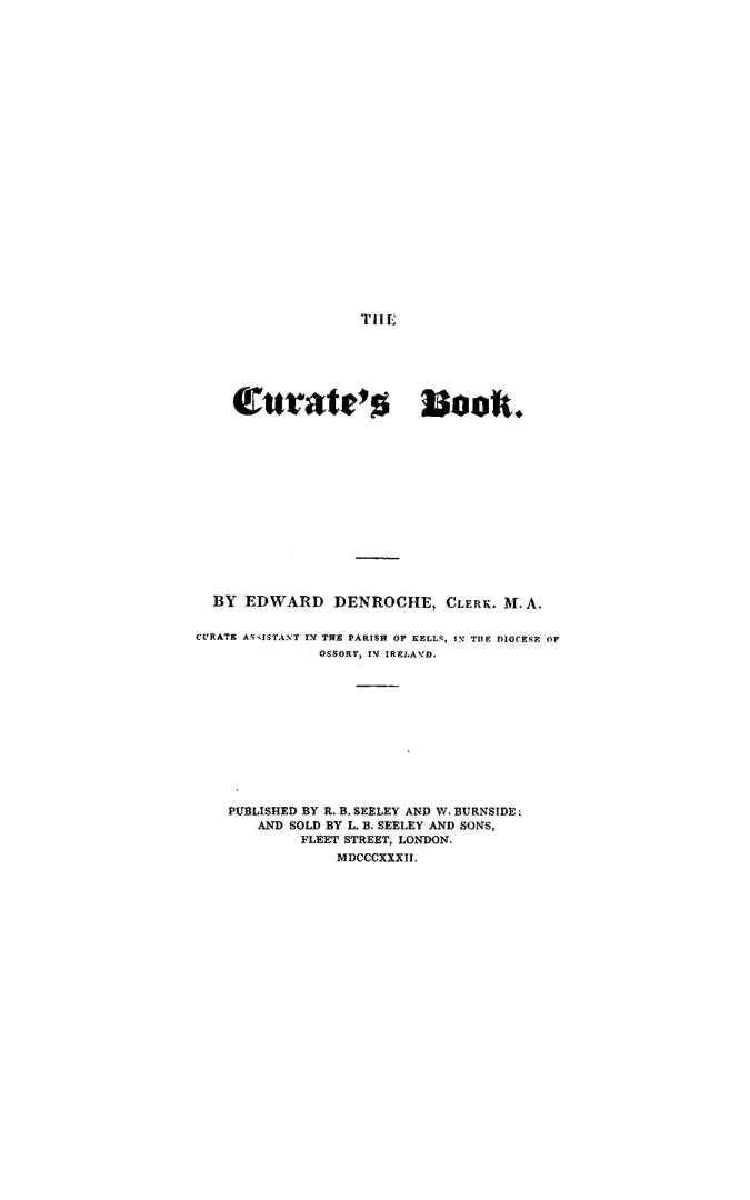 The curate's book