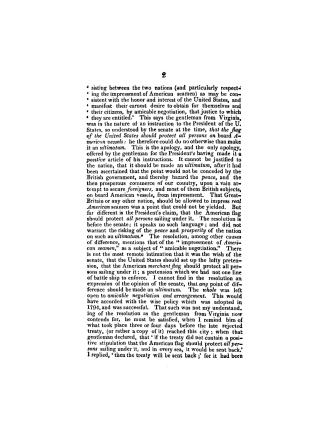 Mr. Hillhouse's speech in the Senate, on the resolution to repeal the embargo, December 2d, 1808,
