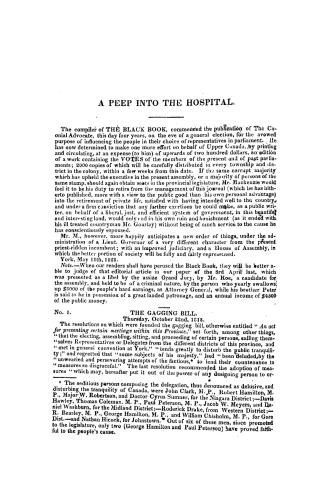 The legislative black list of Upper Canada, or, Official corruption and hypocrisy unmasked