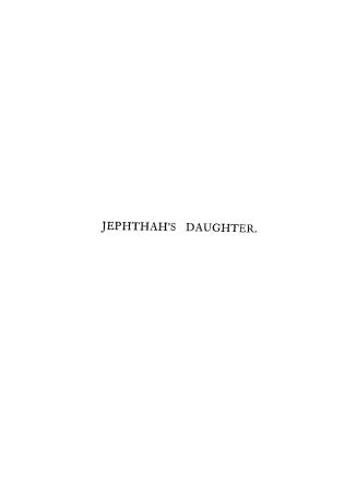Jephthah's daughter