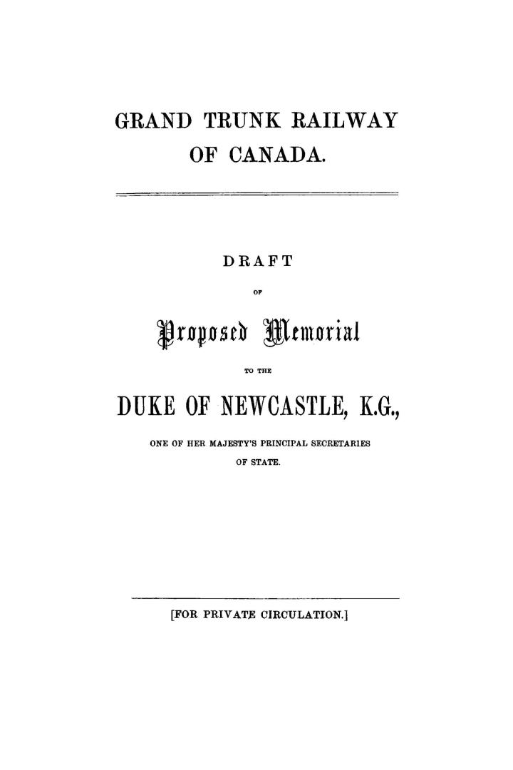 Draft of proposed memorial to the Duke of Newcastle, K
