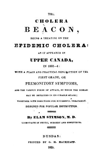 The cholera beacon,