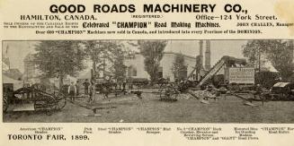 Good Roads Machinery Co., Hamilton, Canada