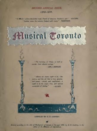 A Souvenir of musical Toronto