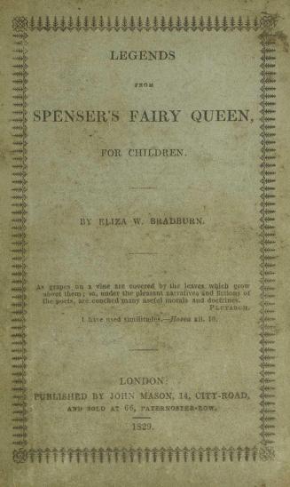 Legends from Spenser's Fairy queen for children