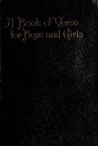 A book of verse for boys and girls