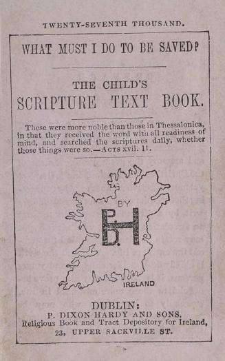 The child's Scripture text book