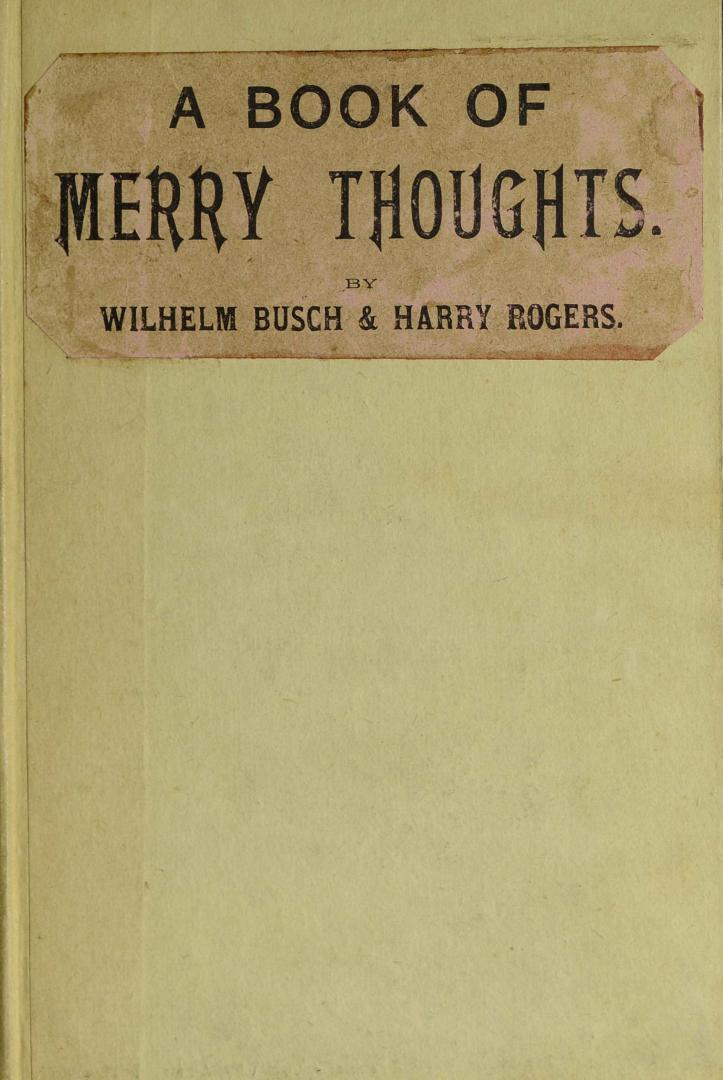 A book of merry thoughts