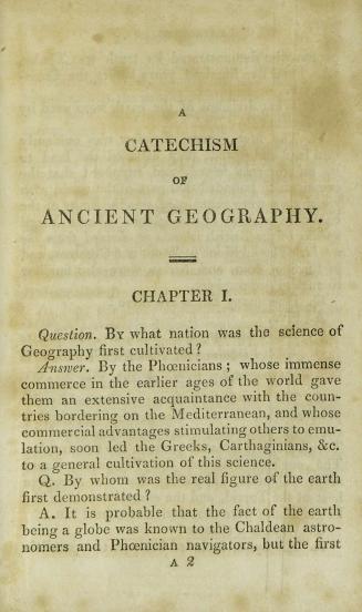 A catechism of ancient geography
