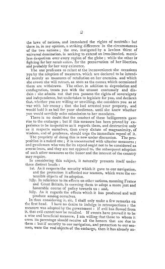 Mr. Lloyd's speeches in the Senate of the United States, on Mr. Hillhouse's resolution to repeal the embargo laws, November 21 [and 28] 1808
