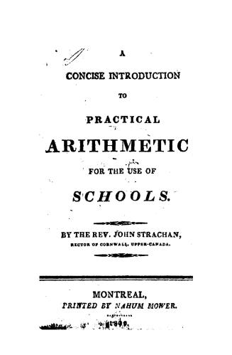 A concise introduction to practical arithmetic for the use of schools