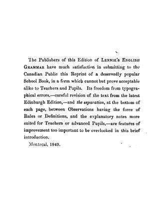 The principles of English grammar, comprising the substance of all the most approved English grammars extant, briefly defined, and neatly arranged, wi(...)