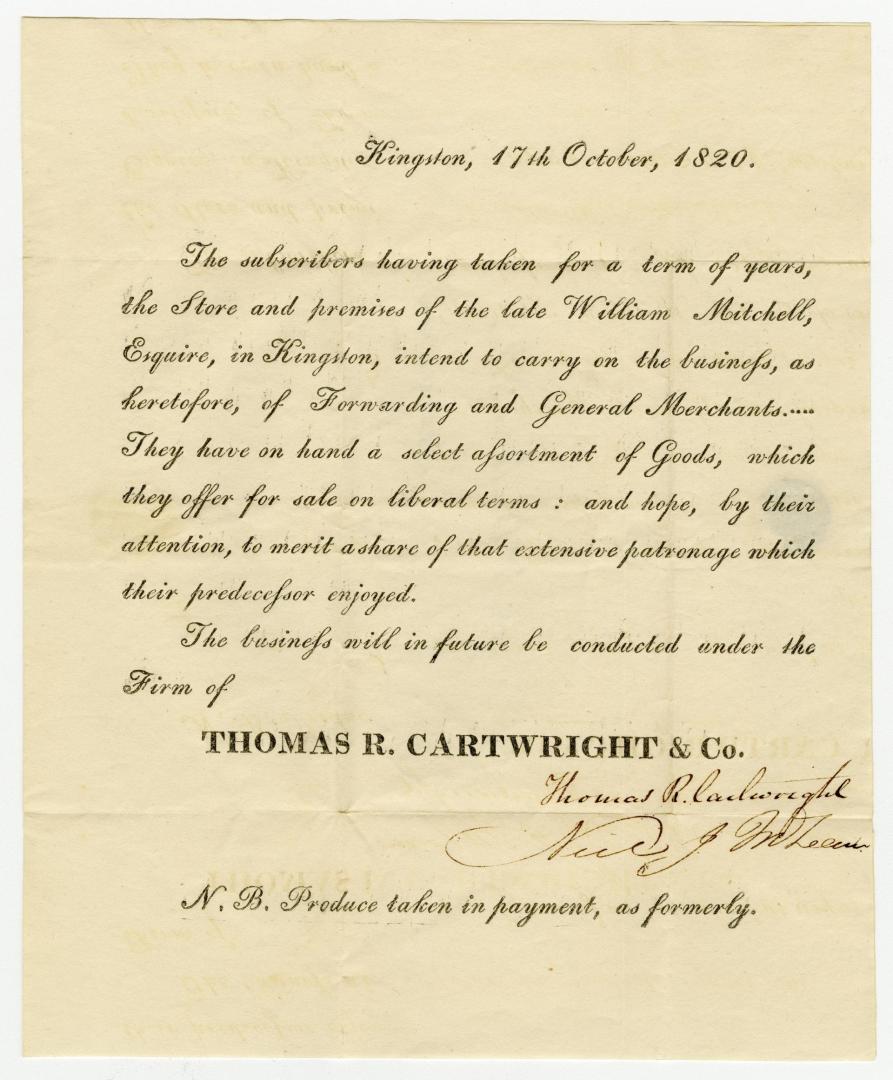 Thomas R. Cartwright & Co.