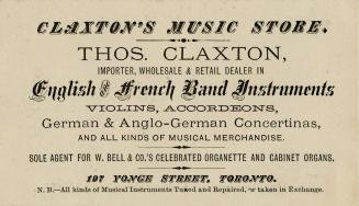 Claxton's Music Store