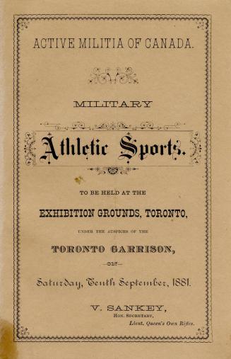 The second annual meet and tournament of the Canadian Wheelmen’s Association, 1884
