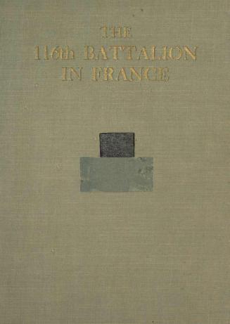 The 116th Battalion in France
