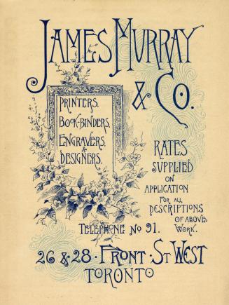 James Murray & Co., printers, book-binders, engravers & designers