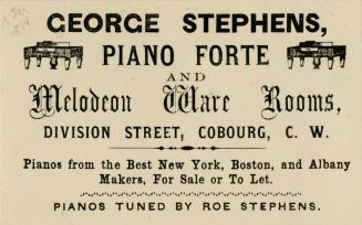 George Stephens, Piano Forte