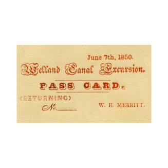 Welland Canal Excursion ticket