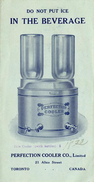 Advertisement for Perfection Cooler