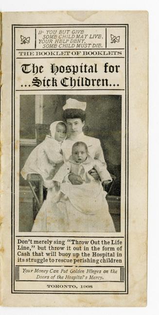 The Booklet of Booklets : The Hospital for Sick Children