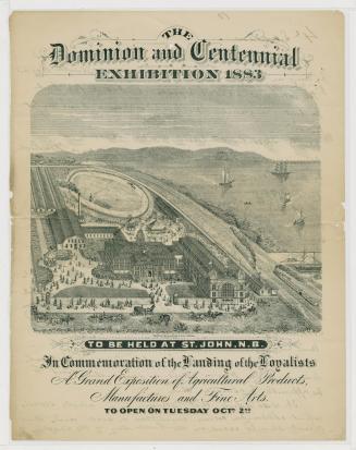 The Dominion and Centennial Exhibition 1883 to be held at St