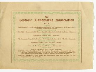 The Historic Landmarks Association