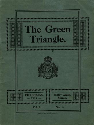 The Green Triangle : Christmas, 1917, Witley Camp, Surrey
