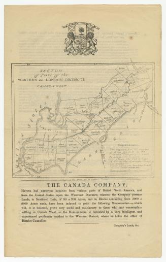 The Canada Company having had numerous inquiries from various parts of British North America, and from the United States, upon the Western district ...