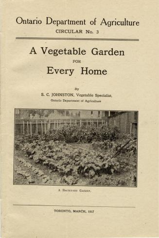 A vegetable garden for every home