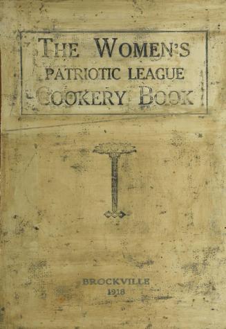 Women's Patriotic League cookery book