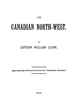 The Canadian north-west