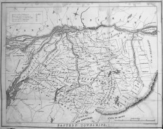 A letter from the eastern townships of Lower Canada, containing hints to intending emigrants as to the choice of situation, &c. : Accompanied with a map