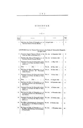North America (Intercolonial railway), return to an Address of the honourable the House of commons, dated 30 June, 1864, for ''copy of correspondence (...)