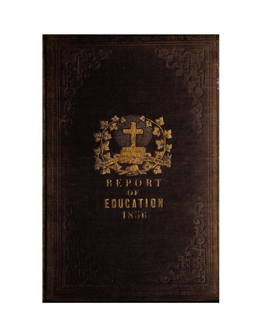 Report of the Superintendent of Education