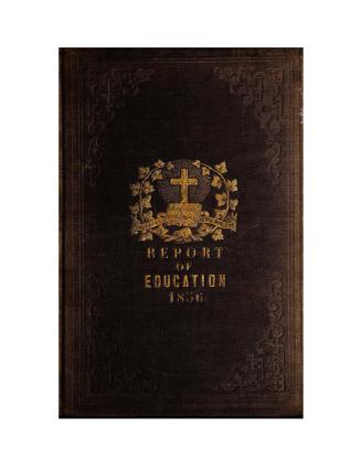 Report of the Superintendent of Education