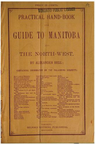 Practical hand-book and guide to Manitoba and the North-west
